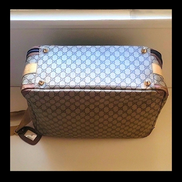 ๐ฎ๐น ๐ฅ Rare Gucci Vintage Large  Messenger Bag Zippered Case  ๐ฎ๐น ๐ฅ - Picture 8 of 16